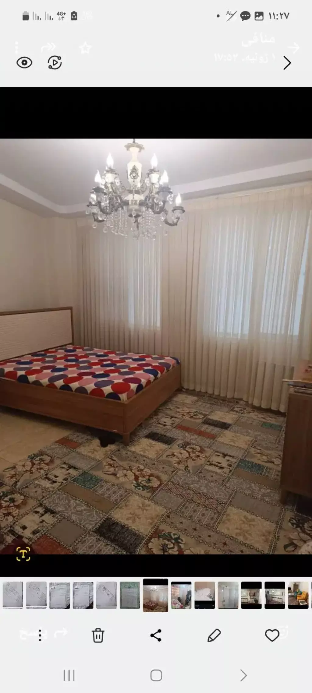 90 متر آپارتمان.2خ.فول امکانات.شهرزیبا - تصویر 3