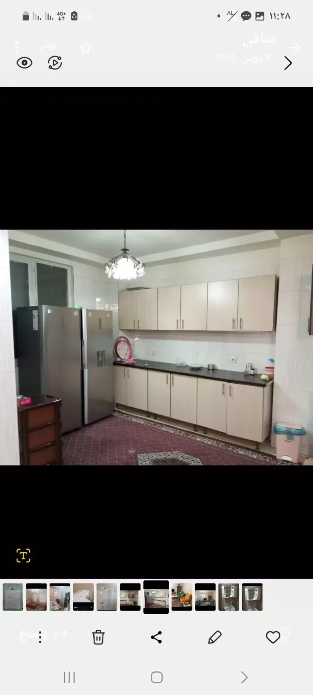 90 متر آپارتمان.2خ.فول امکانات.شهرزیبا - تصویر 2