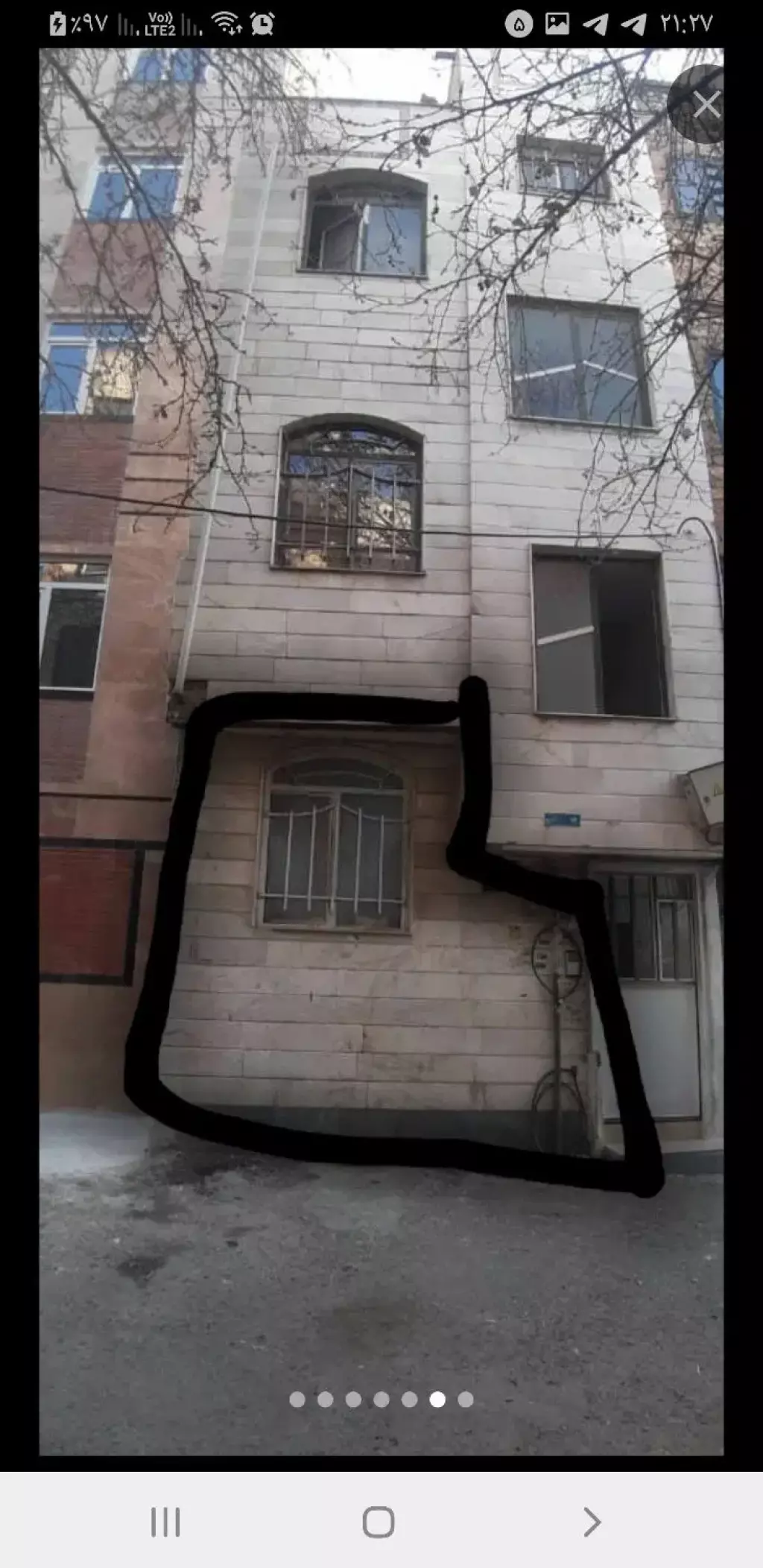 اجاره آپارتمان 45متری خیابان 135جنوبی