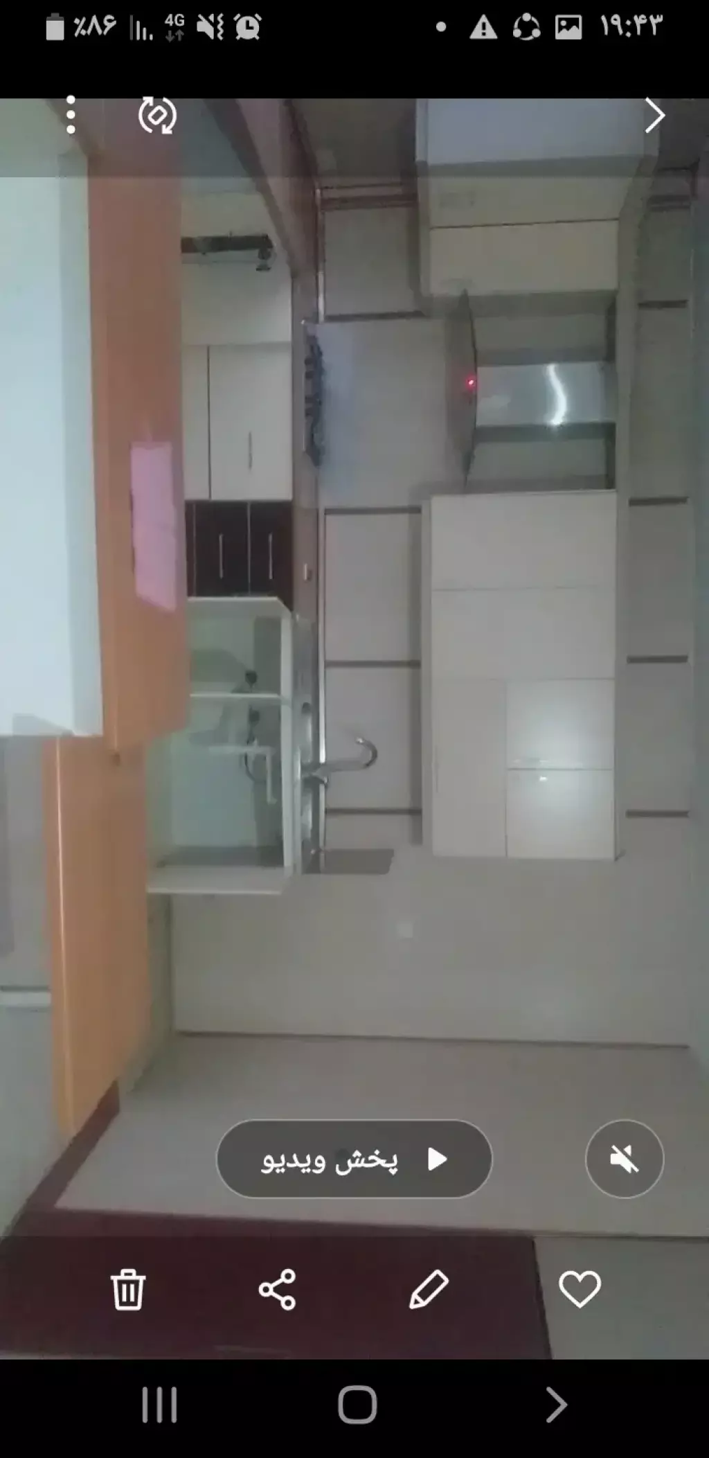 100متری دو خوابه تک واحدی