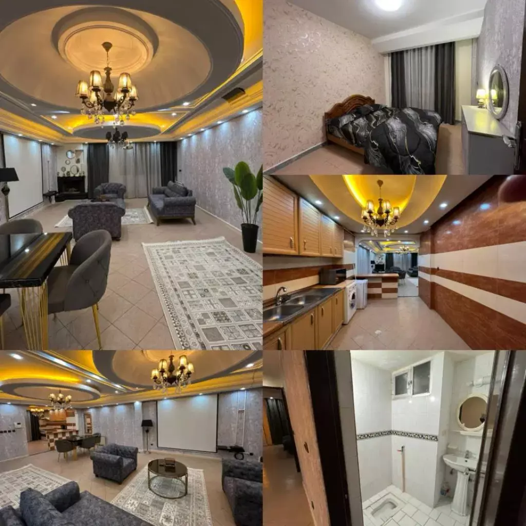 اجاره سوئیت. هتل آپارتمان مبله شبی.  ساعتی