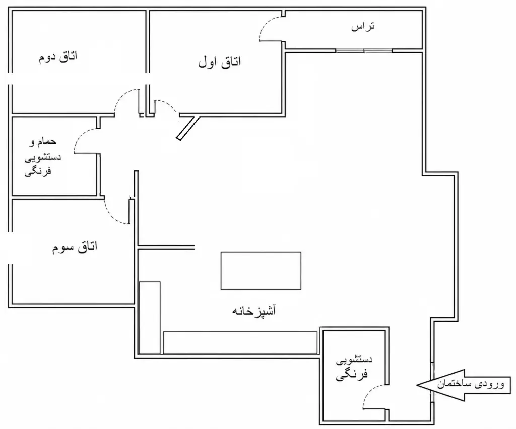 148متر 3خواب/ولیعصر،یوسف‌آباد/تخلیه و آماده تحویل - تصویر 9