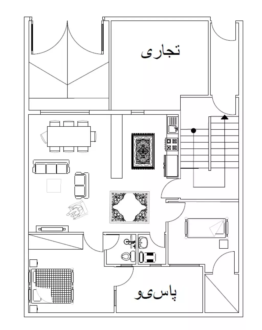 فروش آپارتمان 75 متری در هلال احمر - تصویر 5
