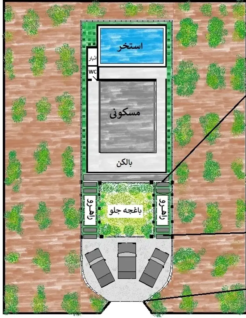 فروش خانه و ویلا 1000 متری در جمهوری - تصویر 11