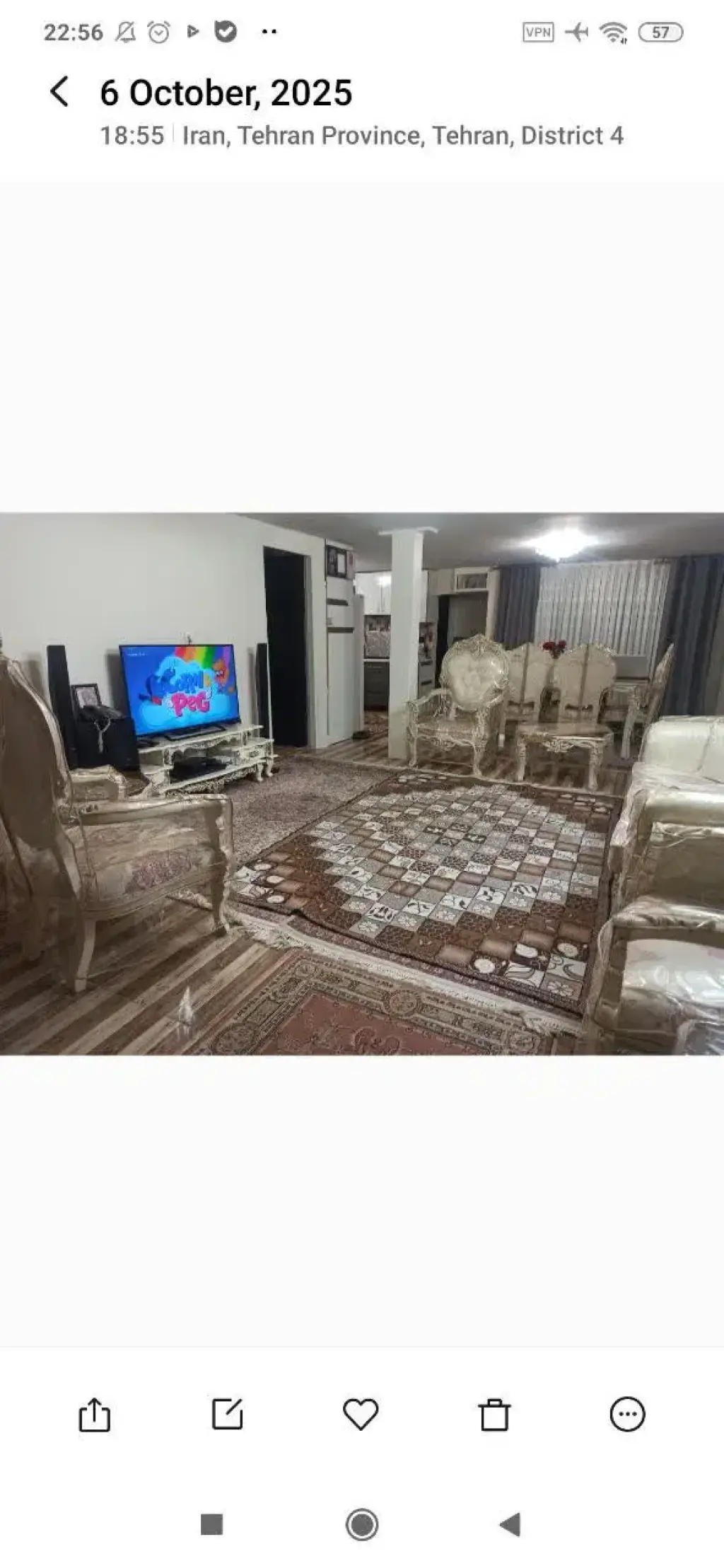 اجاره آپارتمان 147 متری در جوادیه تهرانپارس
