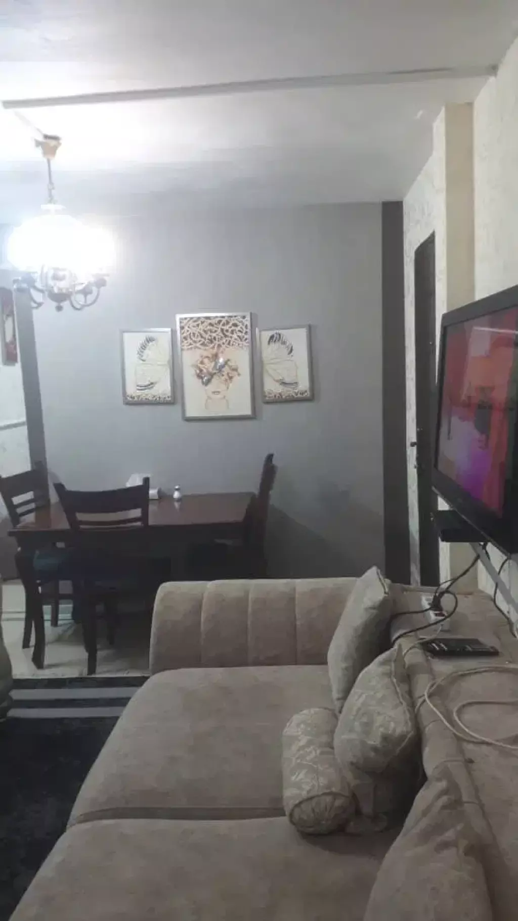 سعادت آباد 45مترمبله 1خواب فول باکولرگازی