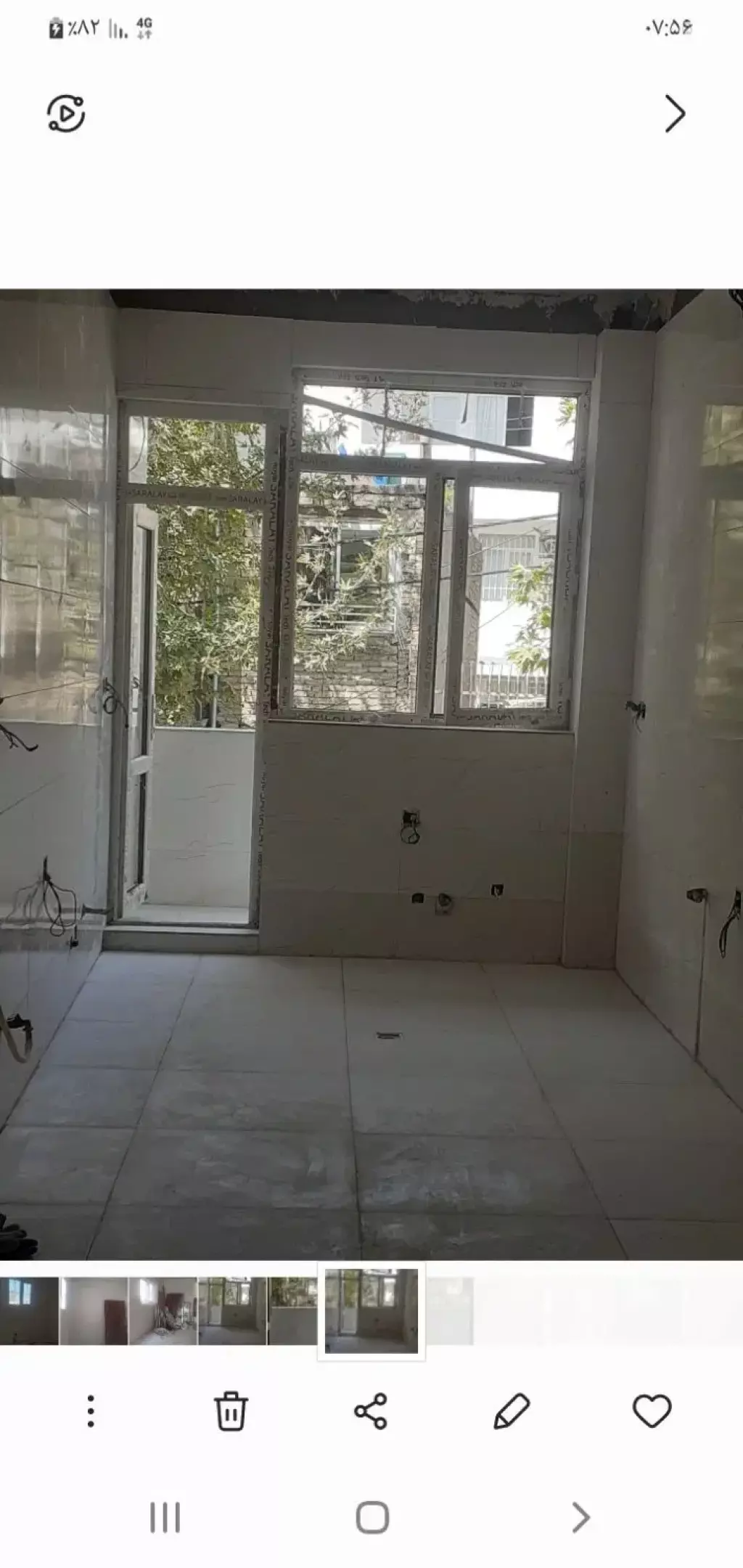 یک واحد مسکونی 60 متری نوساز اجاره داده میشود